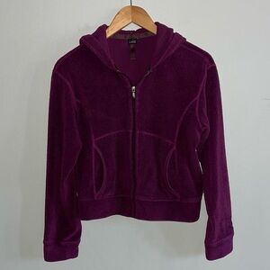 Patagonia Women's Rhythm Soft Purple Fleece Full Zip Jacket